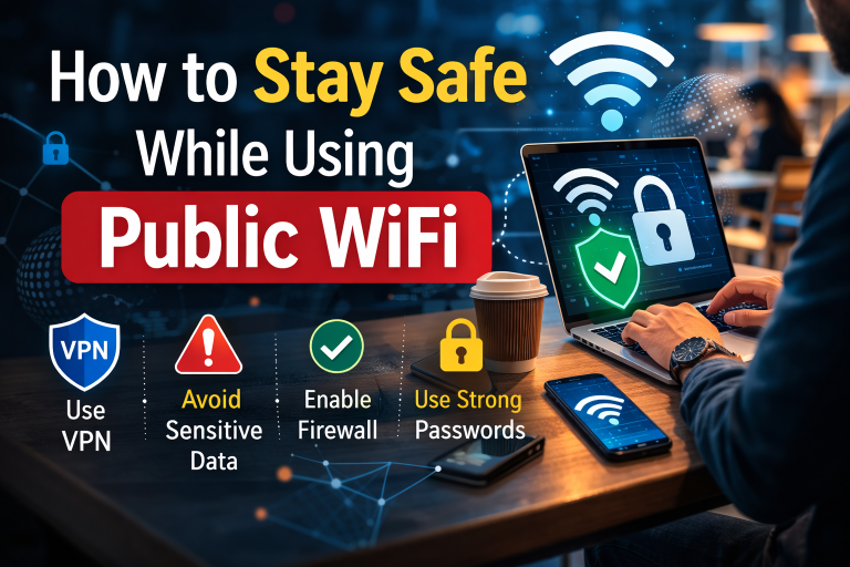 How to Stay Safe While Using Public WiFi